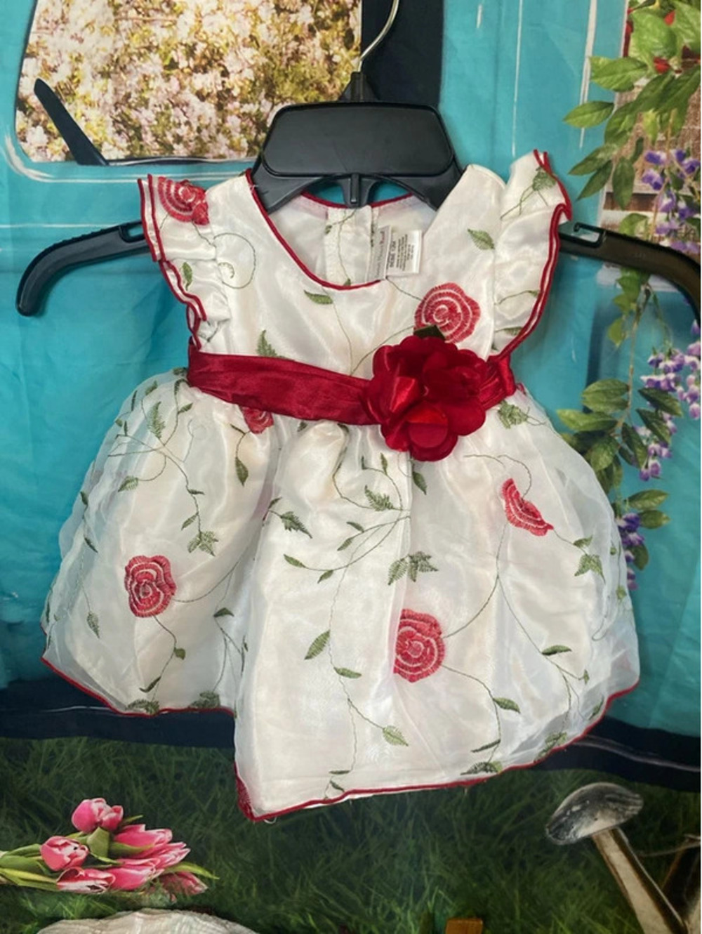 12 months formal dress lined